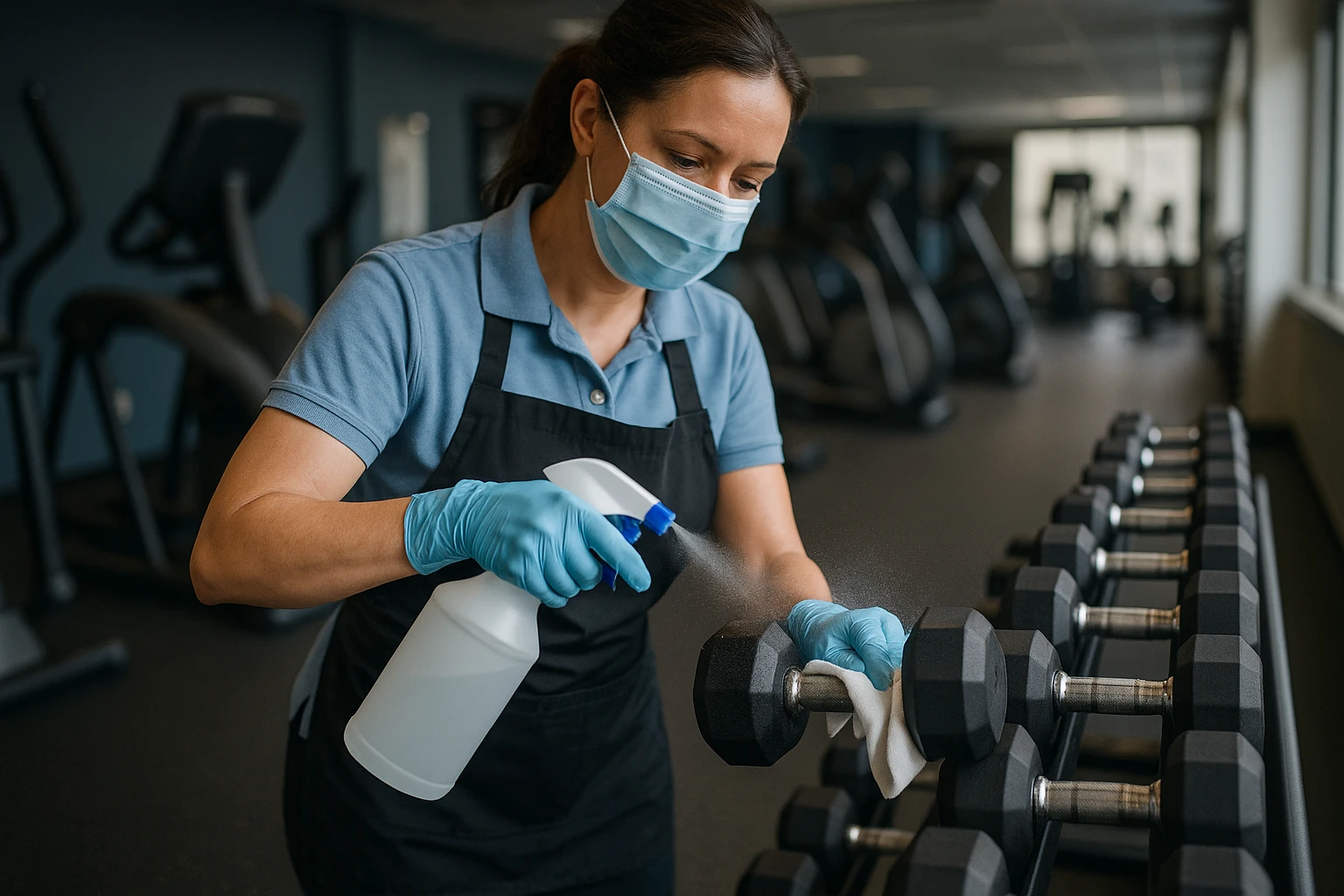 Gym Fitness Center Cleaning
