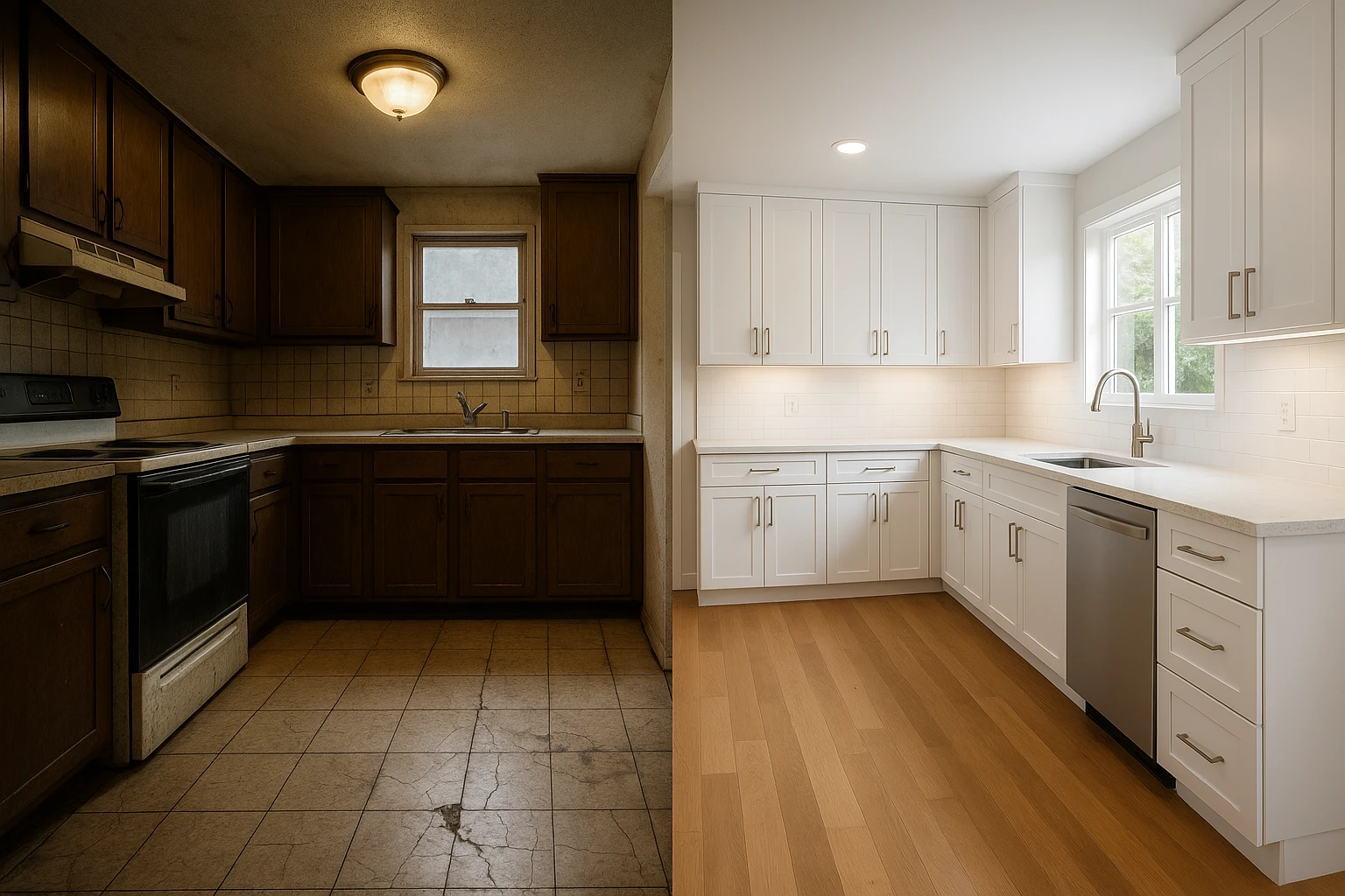 M&JJ's Carpenters project — flooring and remodeling