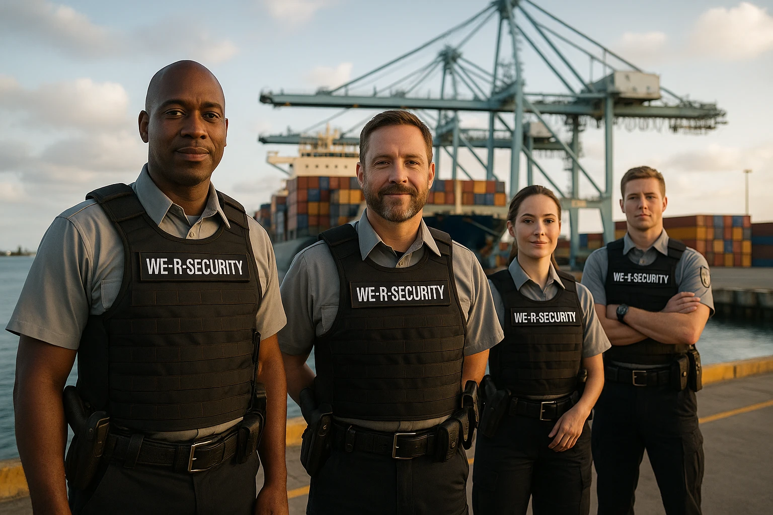 WE-R-SECURITY officer on duty